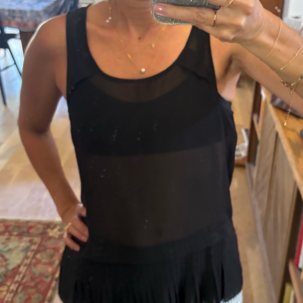 American Eagle sheer blouse small